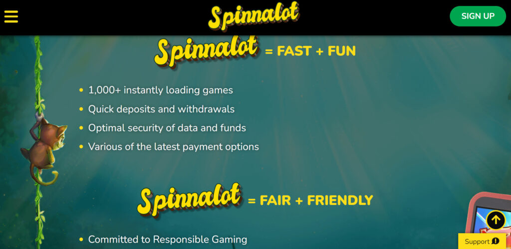 About Spinnalot Casino