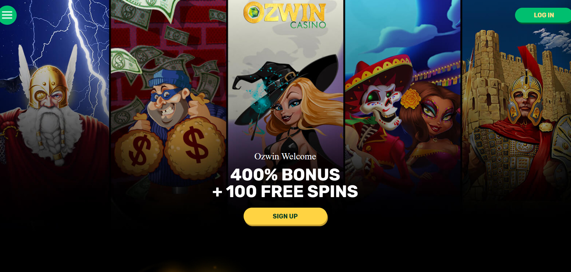 Ozwin Casino Welcome Bonus