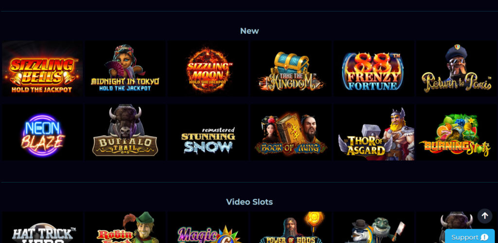 Westpoint Casino slot games