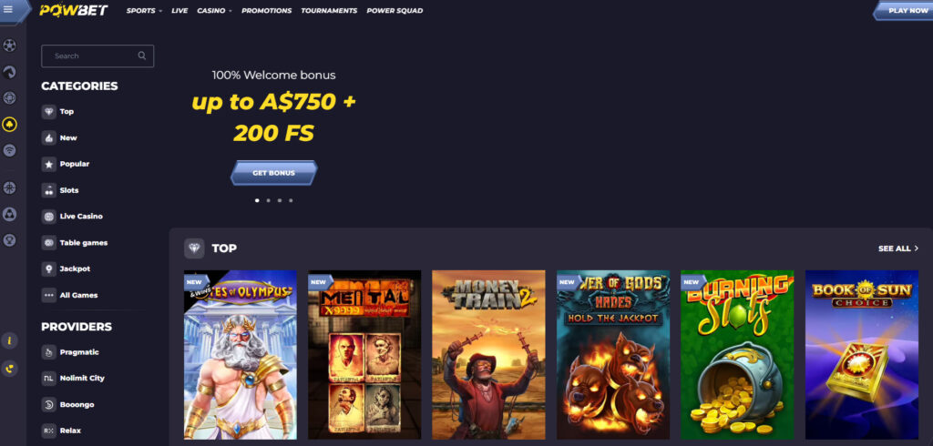 PowBet Casino hall of fame