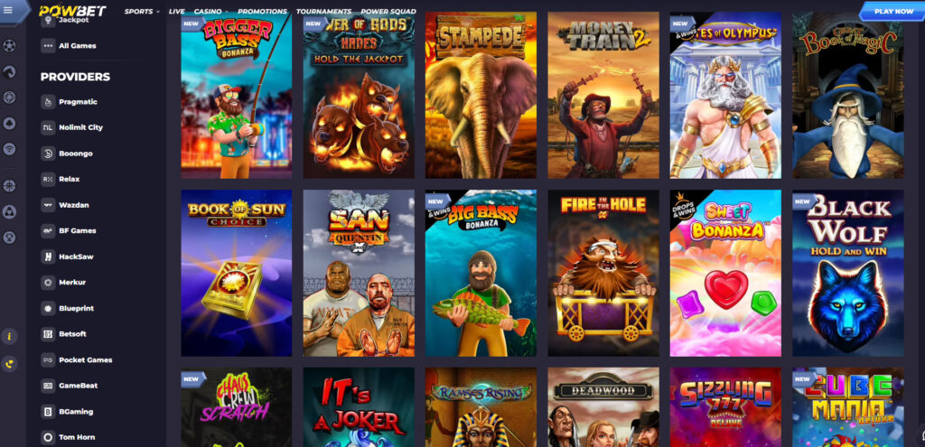 PowBet Casino pokies