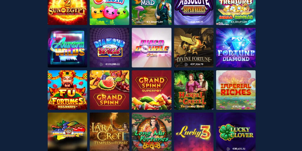 Axe Casino jackpot games