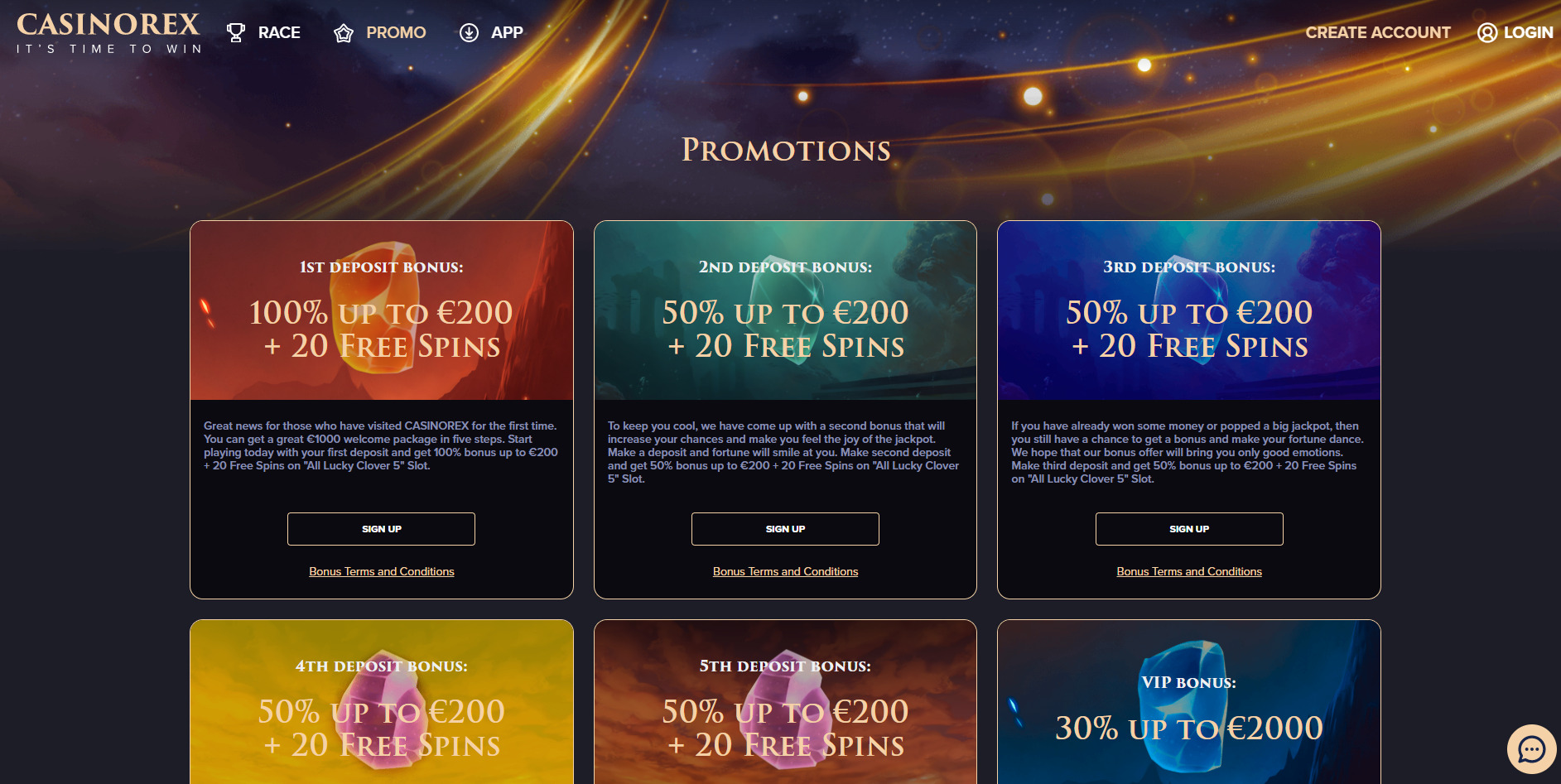 Casino Rex Casino Welcome Bonus