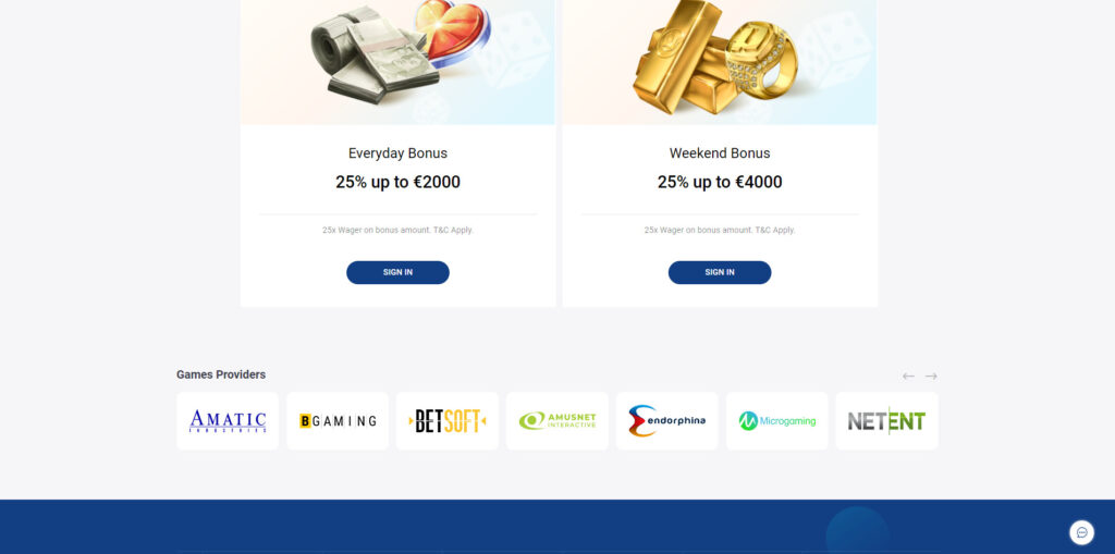 Rollers.io Casino promotions