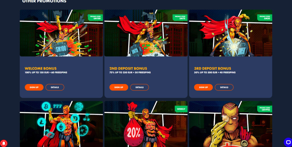 Slotman Casino promotions